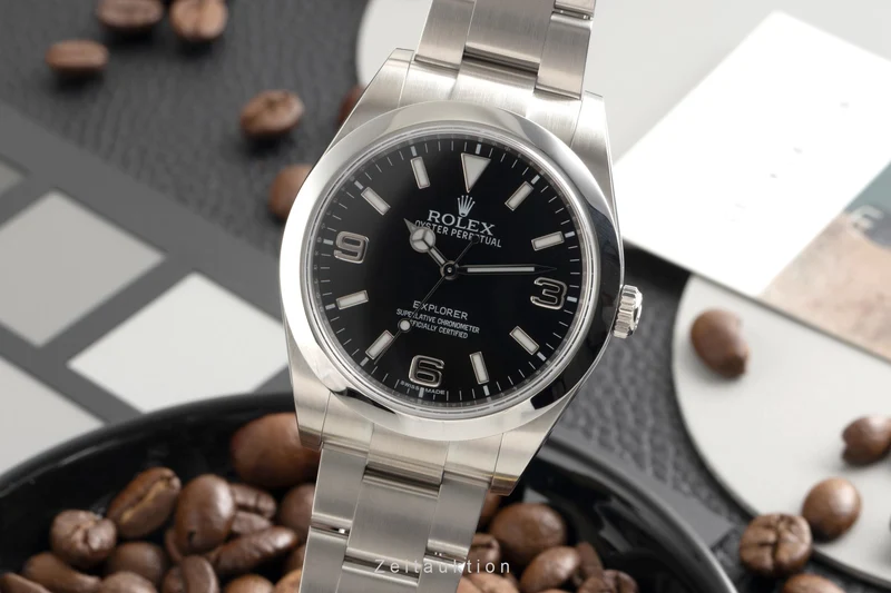 Rolex Explorer steel automatic men's watch 214270 [2601943]