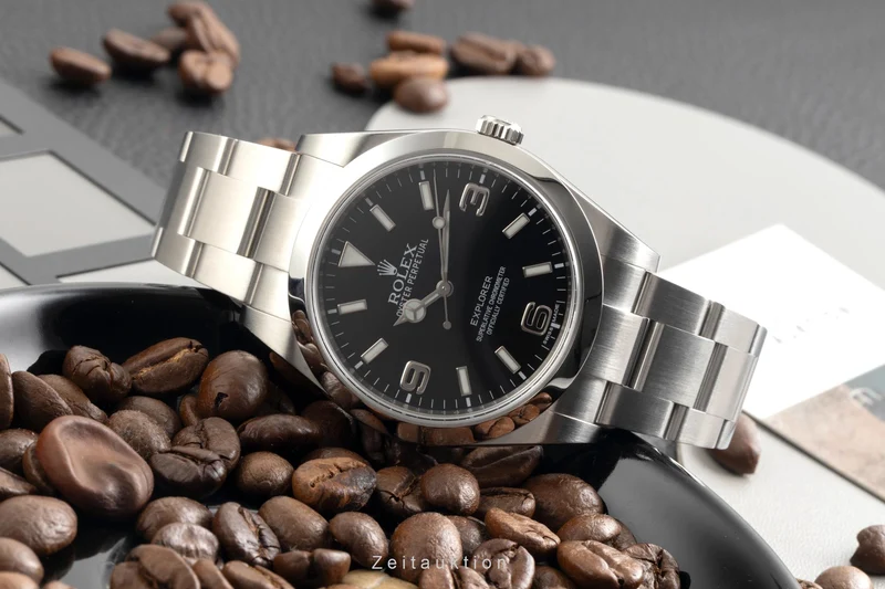 Rolex Explorer steel automatic men's watch 214270 [2601943]