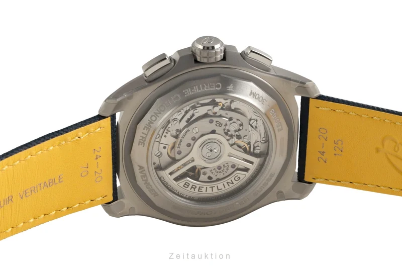 Breitling Avenger chronograph titanium automatic men's watch EB0148101C1X1 LP: 9150EUR [2602159]