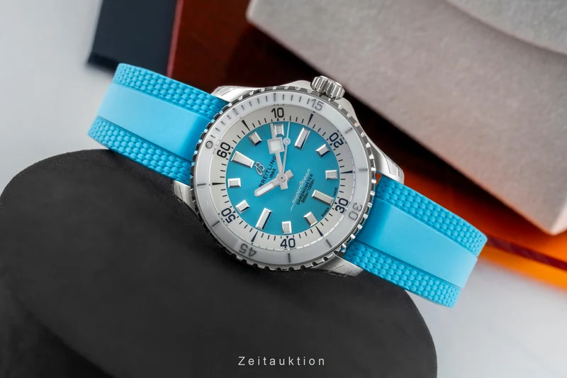 Breitling Superocean steel automatic women's watch A17377211C1S1 LP: 5350EUR [2602191]