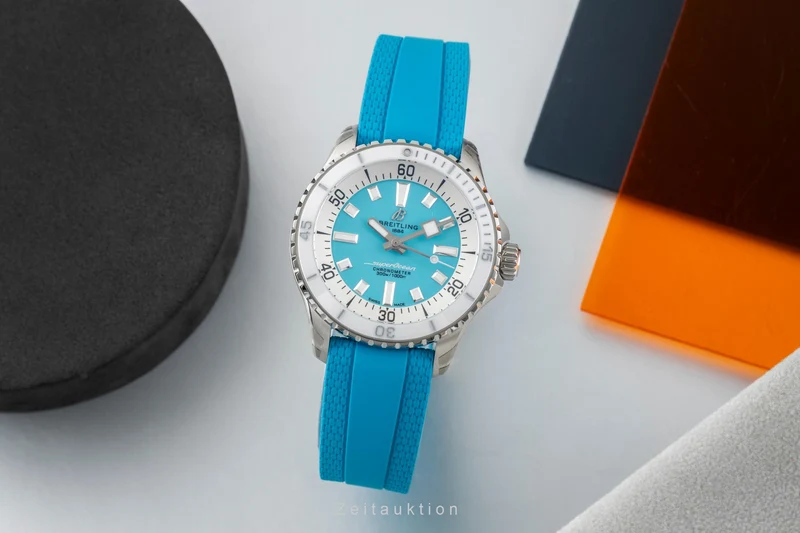 Breitling Superocean steel automatic women's watch A17377211C1S1 LP: 5350EUR [2602191]