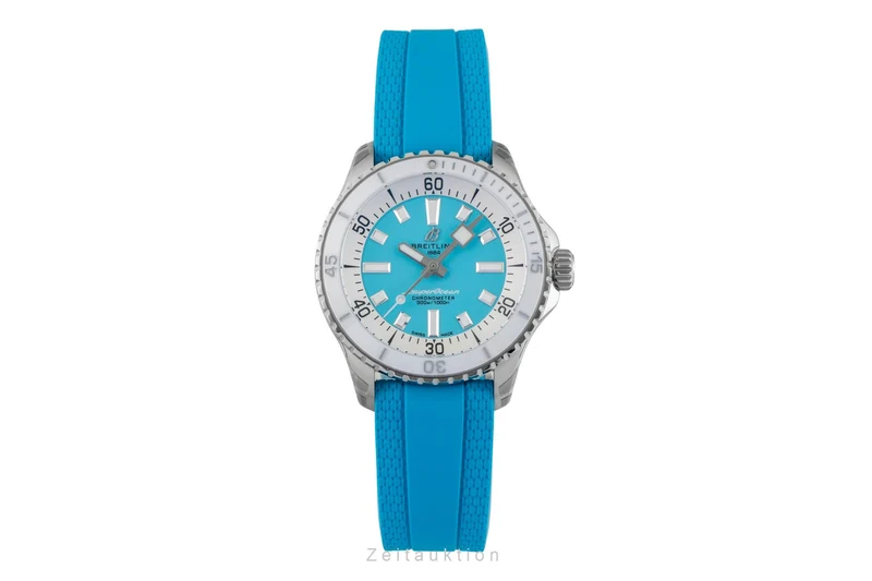 Breitling Superocean steel automatic women's watch A17377211C1S1 LP: 5350EUR [2602191]