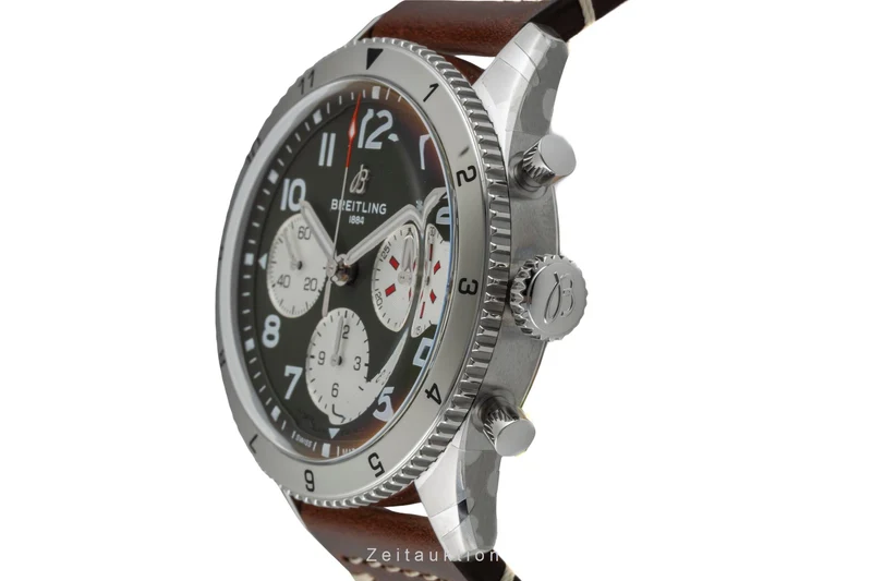 Breitling Avi chronograph steel automatic men's watch A233802A1L1X1 LP: 5900EUR [2602127]