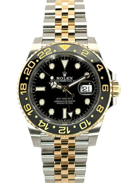 Rolex GMT-Master II Edelstahl Gelbgold 126713GRNR