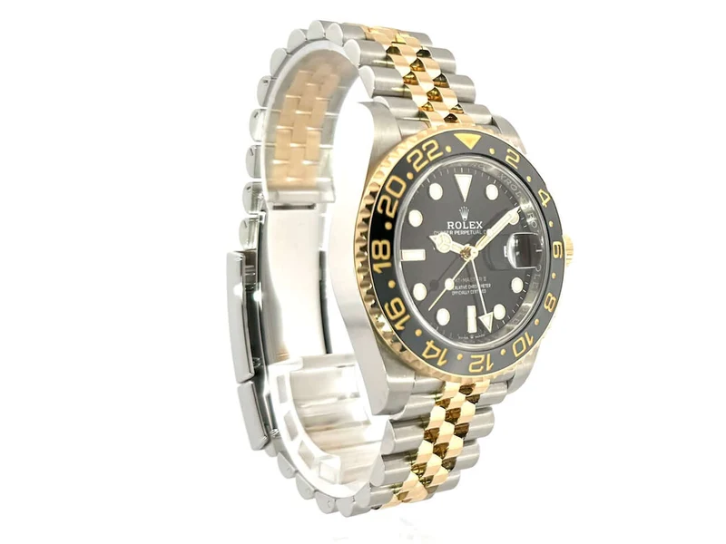 Rolex GMT-Master II Edelstahl Gelbgold 126713GRNR