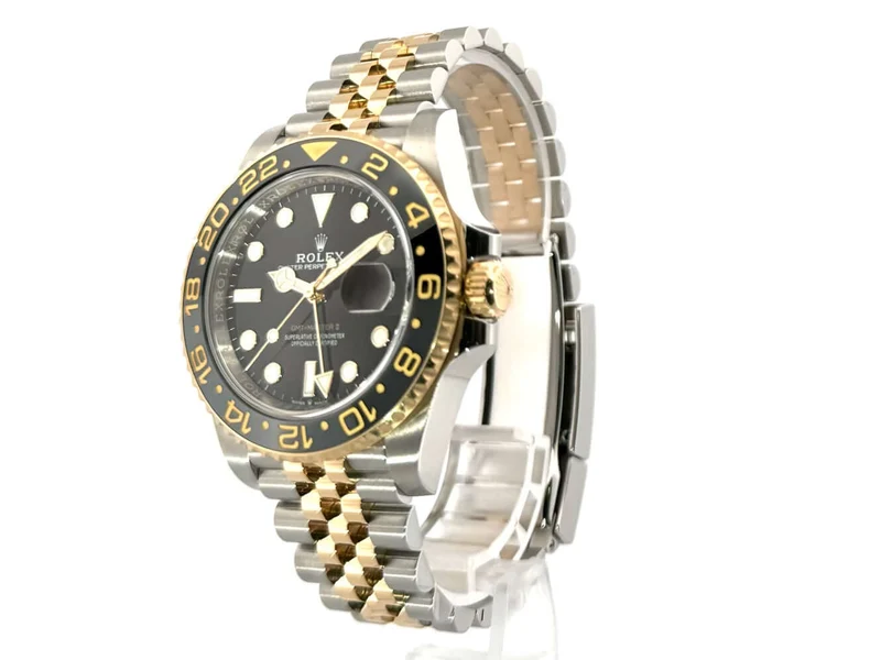 Rolex GMT-Master II Edelstahl Gelbgold 126713GRNR