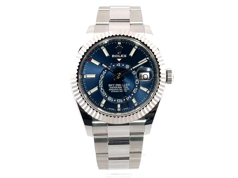 Rolex Sky-Dweller Edelstahl - Weißgold 326934 Blau