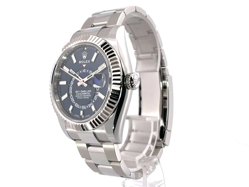 Rolex Sky-Dweller Edelstahl - Weißgold 326934 Blau