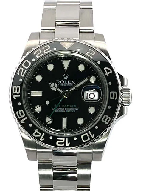Rolex GMT-Master II Edelstahl 116710LN LC100 aus 2010