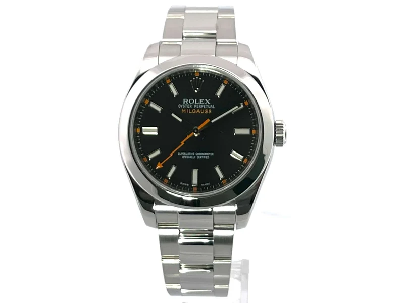 Rolex Milgauss 116400 schwarzes Zifferblatt aus 2014