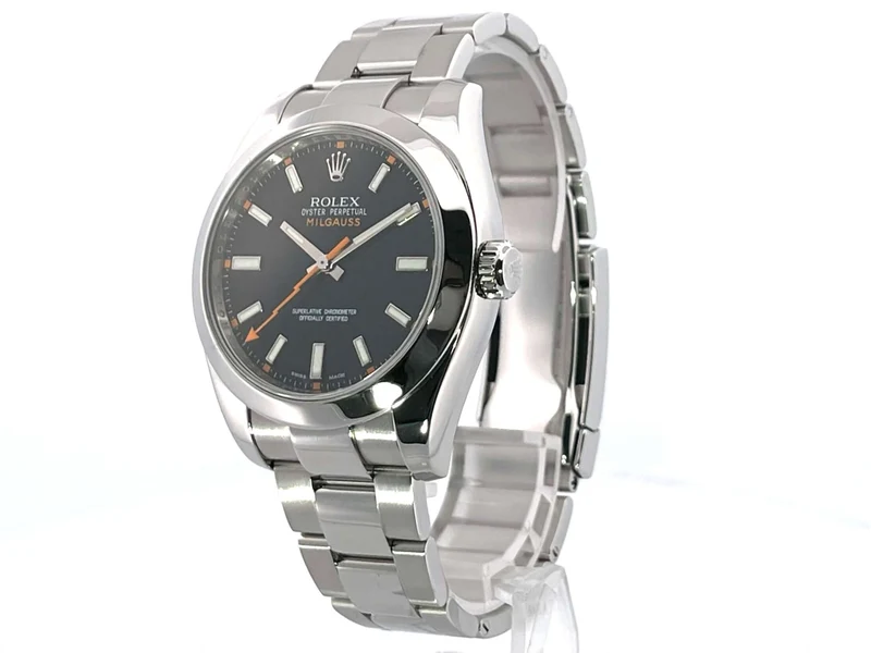 Rolex Milgauss 116400 schwarzes Zifferblatt aus 2014