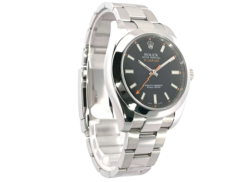 Rolex Milgauss 116400 schwarzes Zifferblatt aus 2014