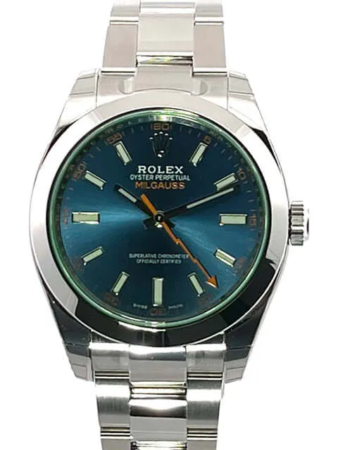 Rolex Oyster Perpetual Milgauss 116400GV Blue verklebt 2022