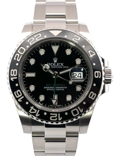 Rolex GMT-Master II Edelstahl 116710LN aus 2013 LC100