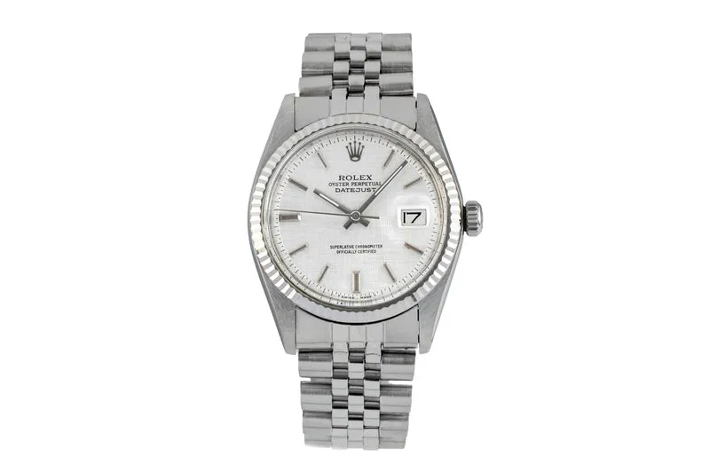Rolex Datejust steel / white gold automatic men's watch 1601 Vintage [2601533]