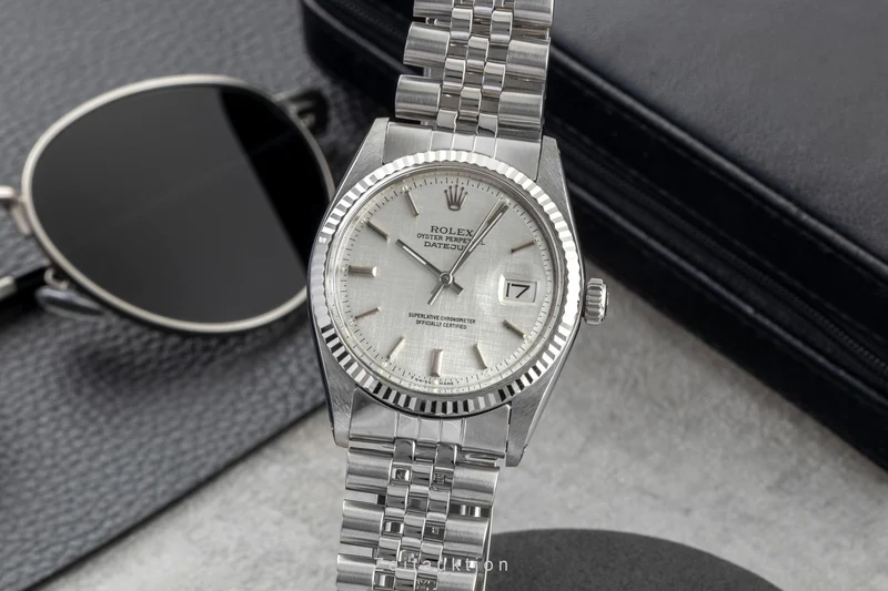 Rolex Datejust steel / white gold automatic men's watch 1601 Vintage [2601533]