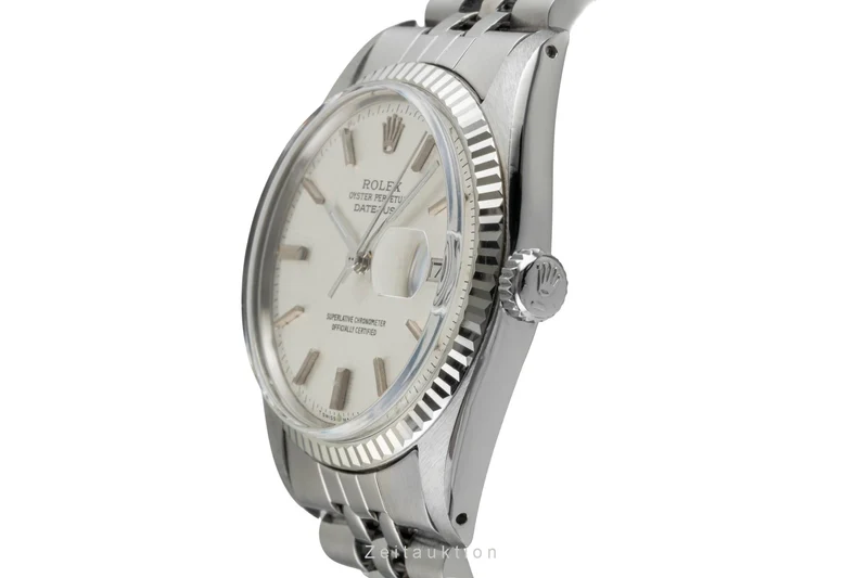 Rolex Datejust steel / white gold automatic men's watch 1601 Vintage [2601533]