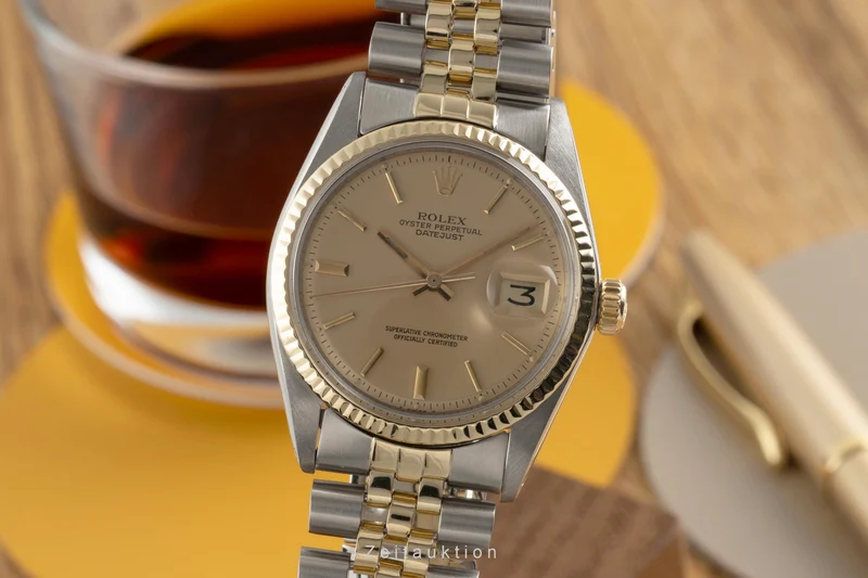 Rolex Datejust steel / gold automatic men's watch 1601 Vintage [2601521]