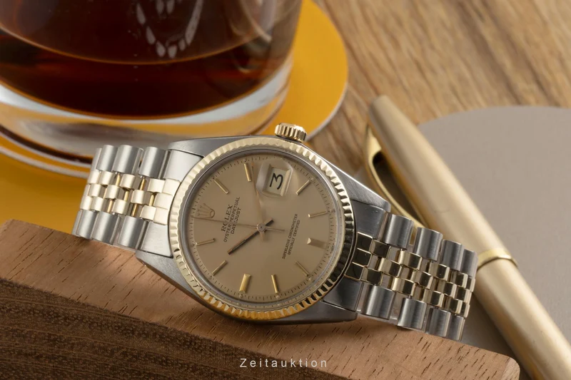Rolex Datejust steel / gold automatic men's watch 1601 Vintage [2601521]