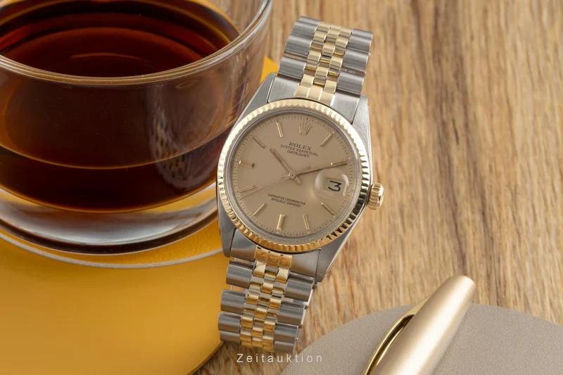 Rolex Datejust steel / gold automatic men's watch 1601 Vintage [2601521]
