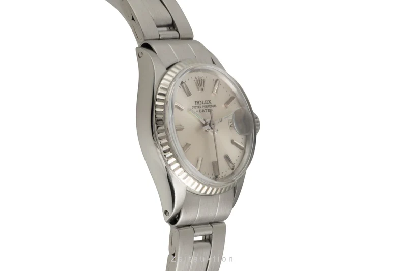 Rolex Lady Date steel / white gold automatic women's watch 6517 Vintage [2601392]