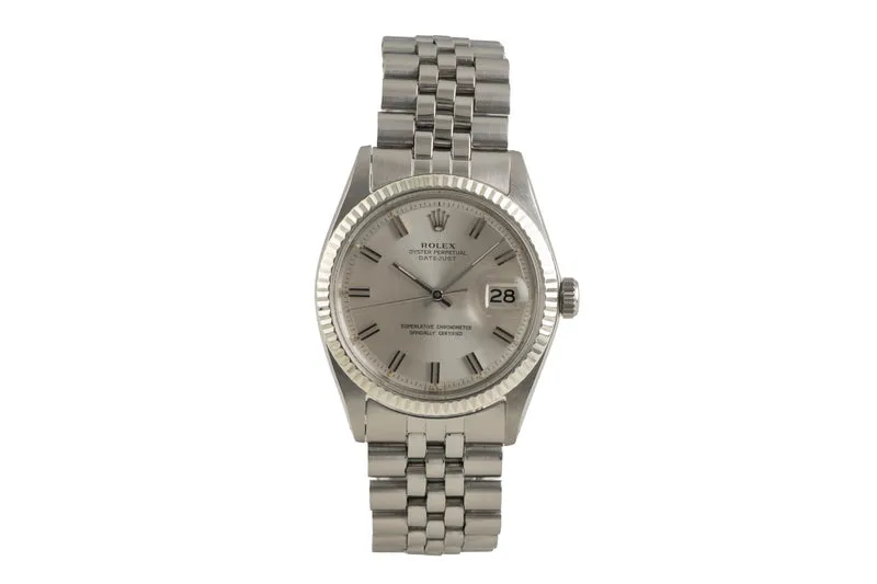 Rolex Datejust steel / white gold automatic men's watch 1601 Vintage [2601379]
