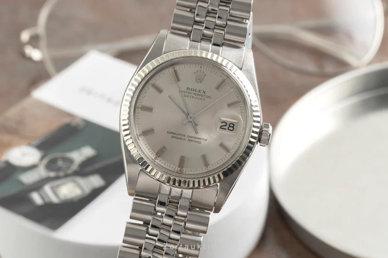 Rolex Datejust steel / white gold automatic men's watch 1601 Vintage [2601379]
