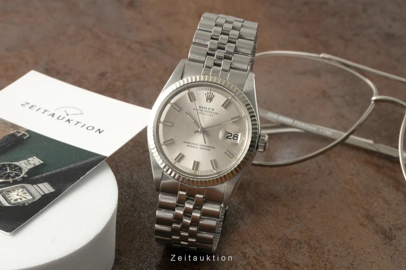 Rolex Datejust steel / white gold automatic men's watch 1601 Vintage [2601379]