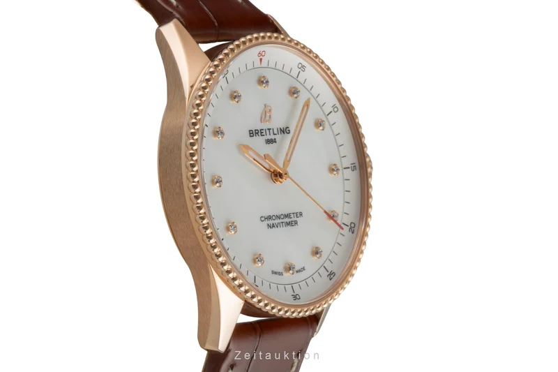 Breitling Navitimer 18 ct red gold quartz women's watch R77320E61A1P1 LP: 11200EUR [2602185]