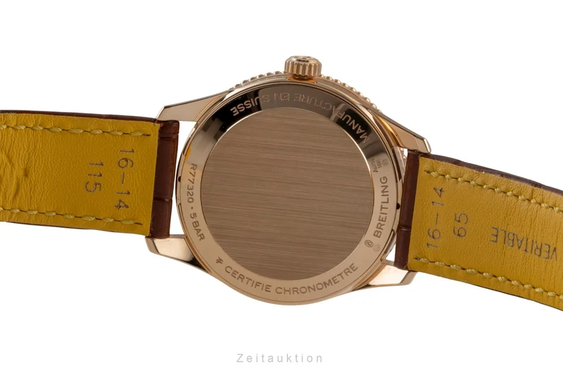 Breitling Navitimer 18 ct red gold quartz women's watch R77320E61A1P1 LP: 11200EUR [2602185]