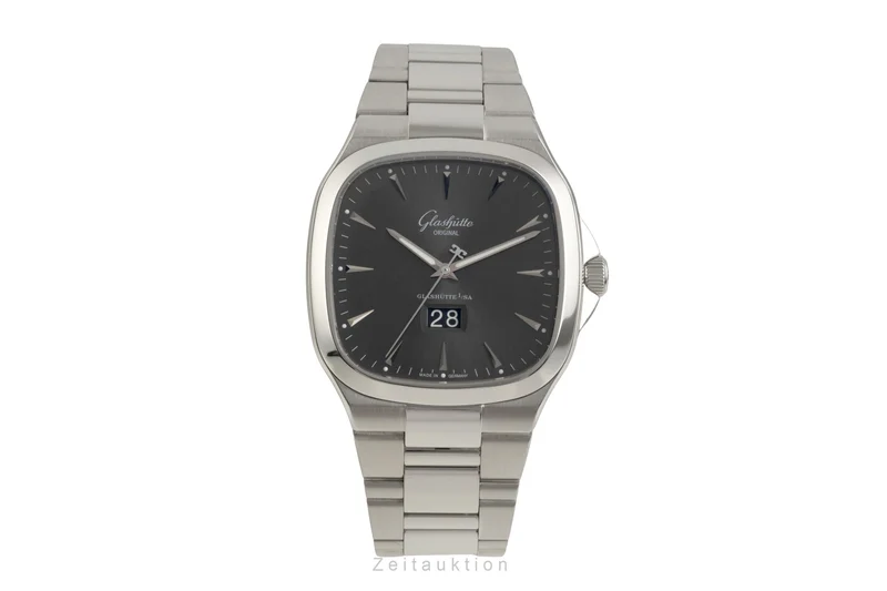 Glashütte Seventies steel automatic men's watch 2-39-47-12-12-14 LP: 10800EUR [2601776]