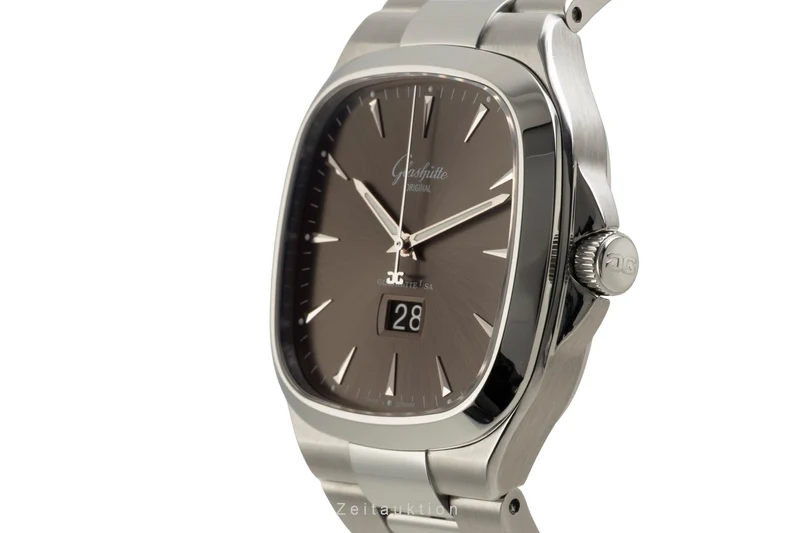 Glashütte Seventies steel automatic men's watch 2-39-47-12-12-14 LP: 10800EUR [2601776]