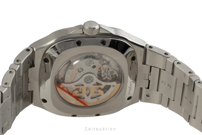 Glashütte Seventies steel automatic men's watch 2-39-47-12-12-14 LP: 10800EUR [2601776]