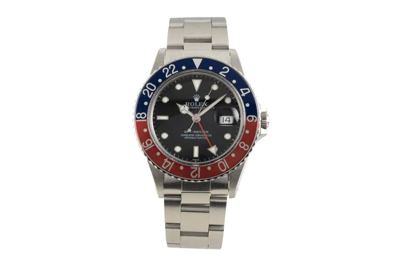 Rolex GMT-Master steel automatic men's watch 16750 Vintage [2602230]