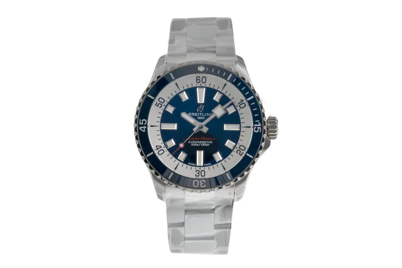 Breitling Superocean steel automatic men's watch A17375E71C1A1 LP: 5650EUR [2602168]