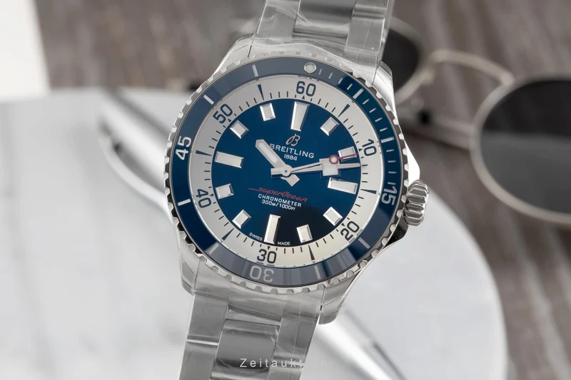 Breitling Superocean steel automatic men's watch A17375E71C1A1 LP: 5650EUR [2602168]