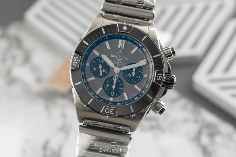 Breitling Chronomat chronograph titanium automatic men's watch EB0136251M1E1 LP: 13500EUR [2602125]