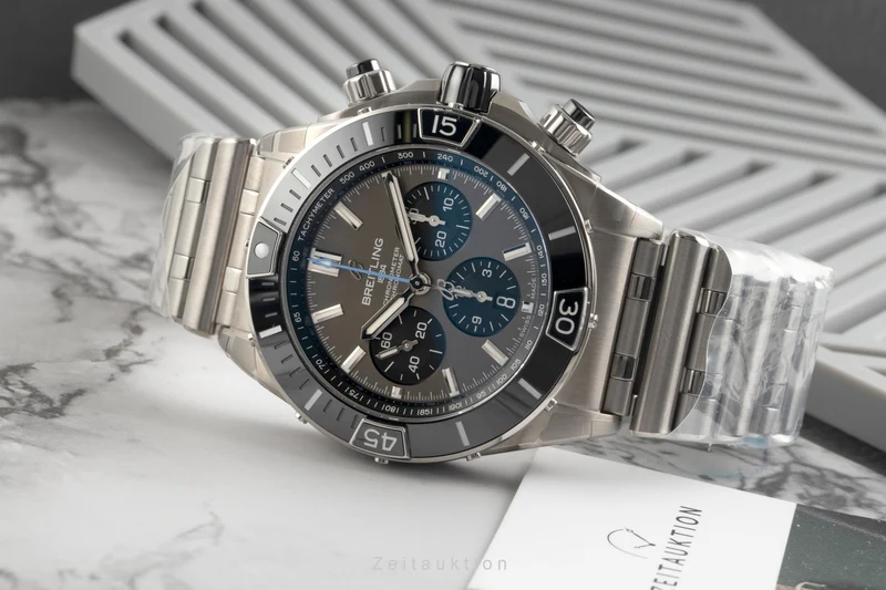 Breitling Chronomat chronograph titanium automatic men's watch EB0136251M1E1 LP: 13500EUR [2602125]