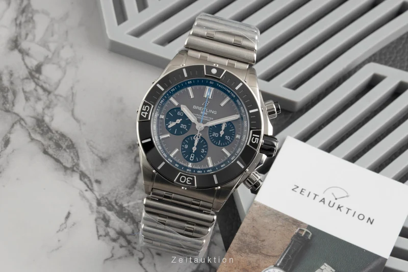 Breitling Chronomat chronograph titanium automatic men's watch EB0136251M1E1 LP: 13500EUR [2602125]