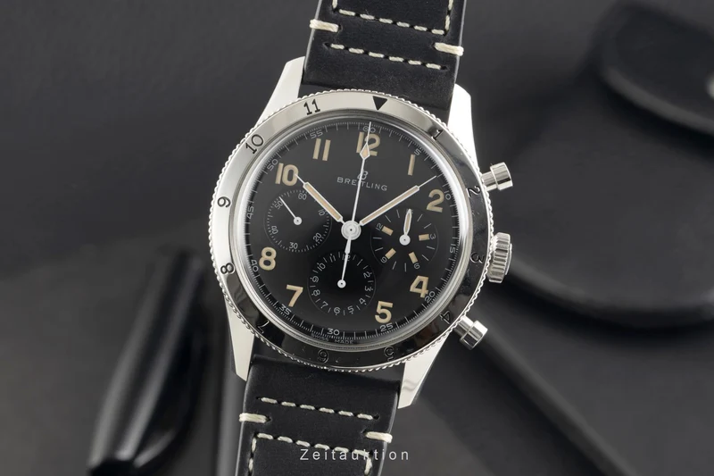 Breitling Avi chronograph steel manual winding men's watch AB0920131B1X1 LP: 8450EUR [2602161]