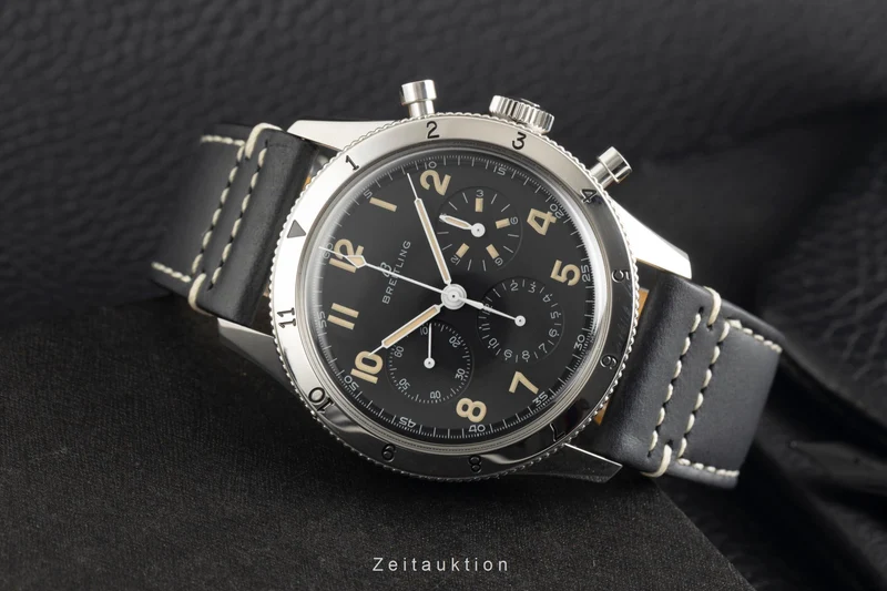 Breitling Avi chronograph steel manual winding men's watch AB0920131B1X1 LP: 8450EUR [2602161]