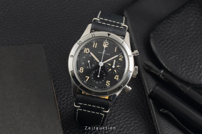 Breitling Avi chronograph steel manual winding men's watch AB0920131B1X1 LP: 8450EUR [2602161]