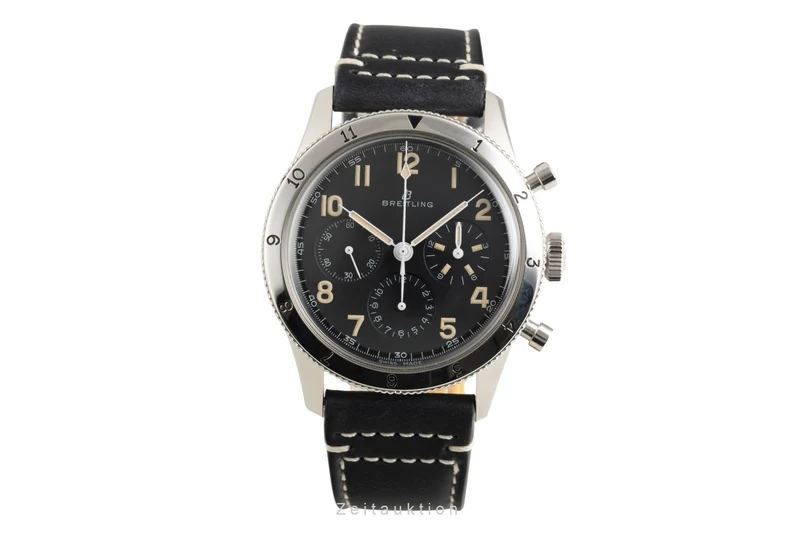 Breitling Avi chronograph steel manual winding men's watch AB0920131B1X1 LP: 8450EUR [2602161]