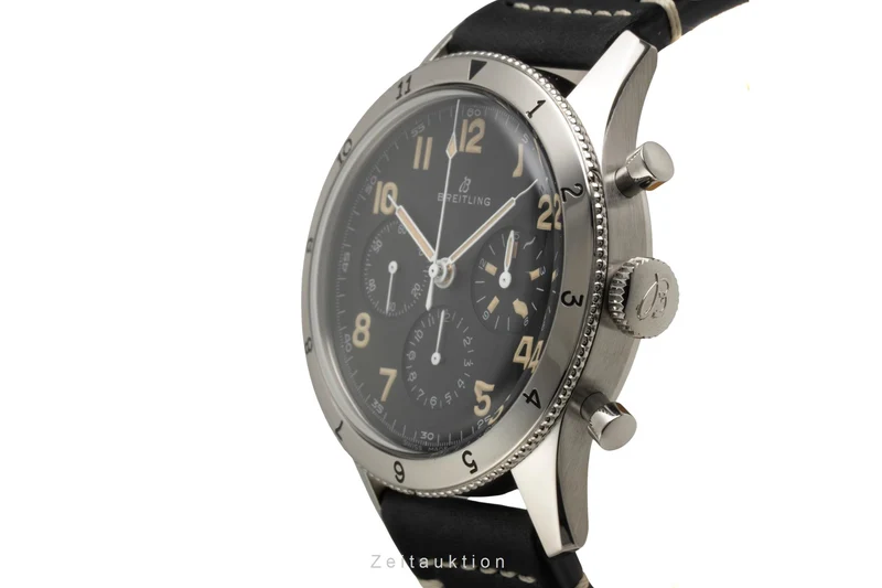 Breitling Avi chronograph steel manual winding men's watch AB0920131B1X1 LP: 8450EUR [2602161]