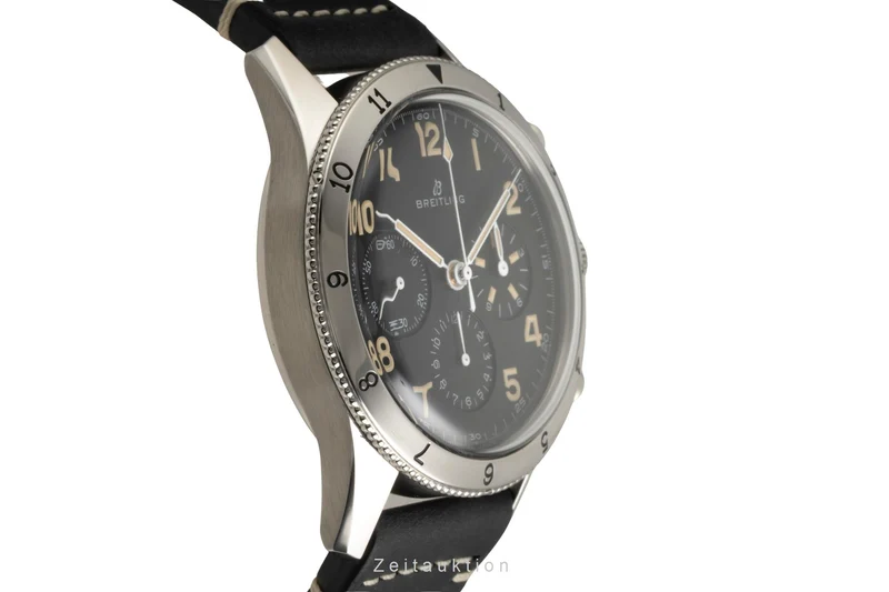 Breitling Avi chronograph steel manual winding men's watch AB0920131B1X1 LP: 8450EUR [2602161]