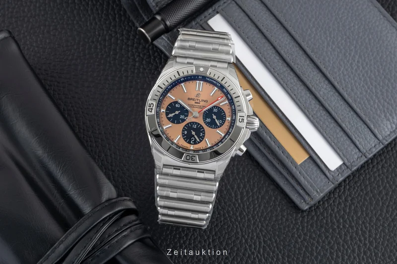 Breitling Chronomat chronograph steel automatic men's watch AB0134101K1A1 LP: 9200EUR [2602124]