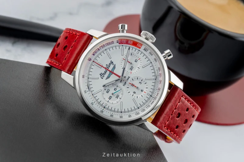Breitling Top Time chronograph steel automatic men's watch AB01766A1A1X1 LP: 7250EUR [2602202]