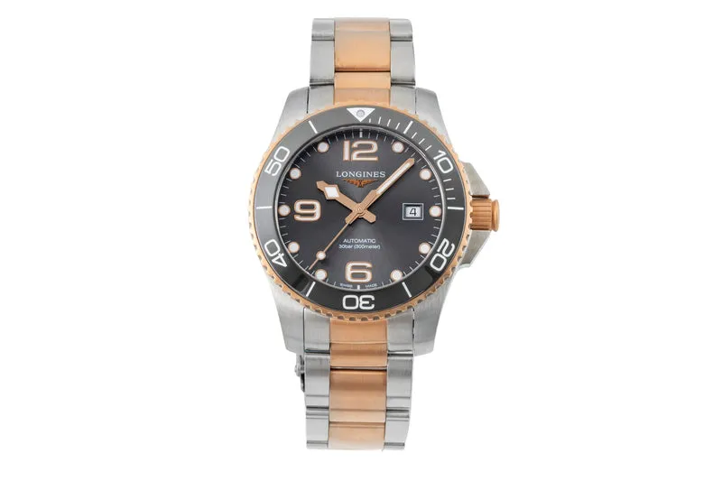 Longines Hydro Conquest steel automatic men's watch L3.782.3.78.7 LP: 2200EUR [2602092]