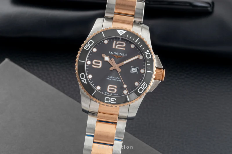Longines Hydro Conquest steel automatic men's watch L3.782.3.78.7 LP: 2200EUR [2602092]