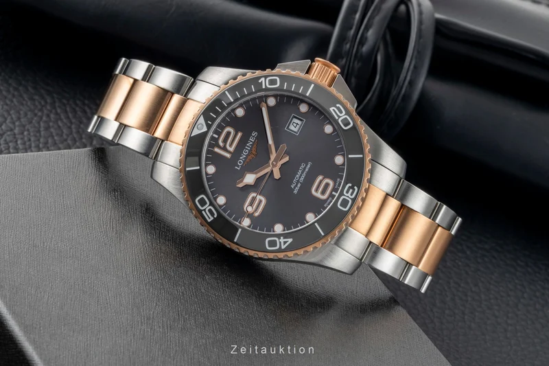 Longines Hydro Conquest steel automatic men's watch L3.782.3.78.7 LP: 2200EUR [2602092]
